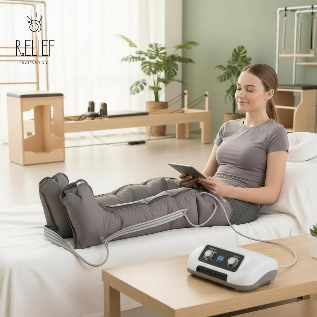 Pressotherapy session