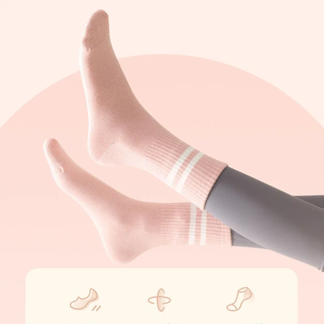 Long yoga pilates stripes socks ys0018