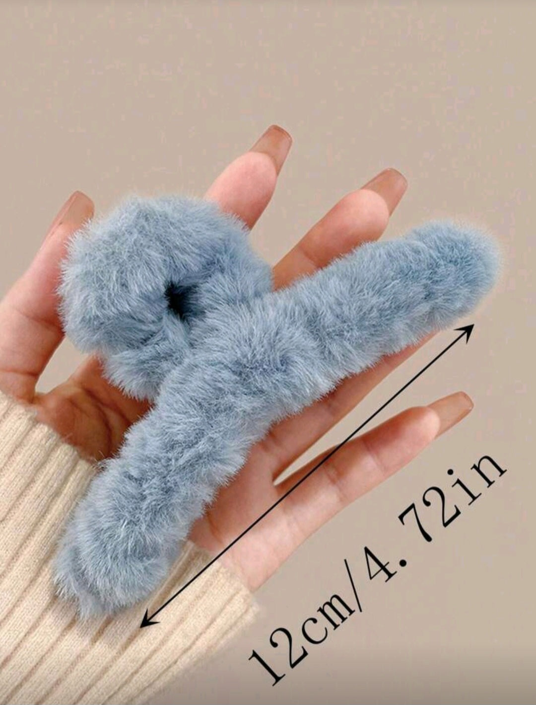 Plush hair clip clip001