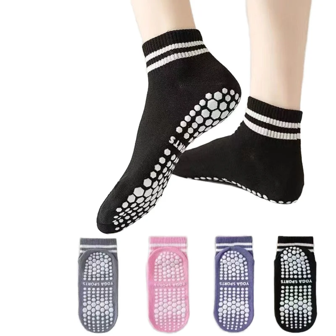 Ankle striped pilates socks S0025