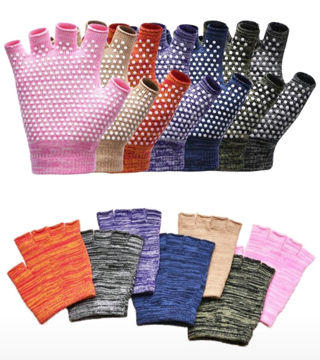 Lady's Non-Slip, Anti-Friction Fitness Gloves Pilates, Yoga g001