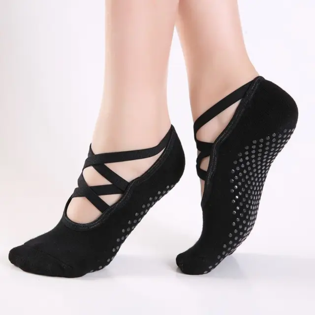 Pilates yoga socka cross S0032