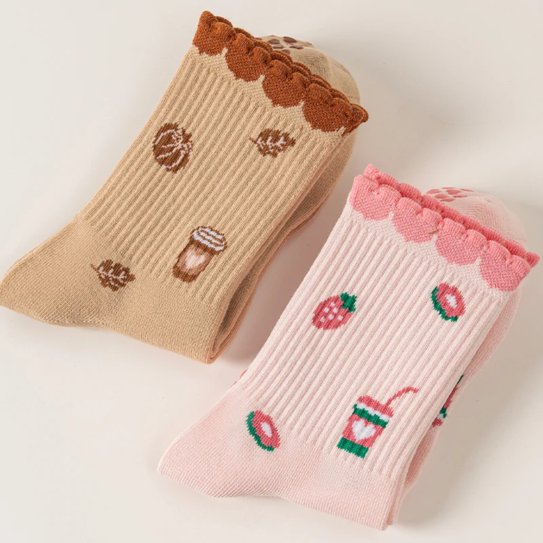 Coffe Pilates long socks S0022