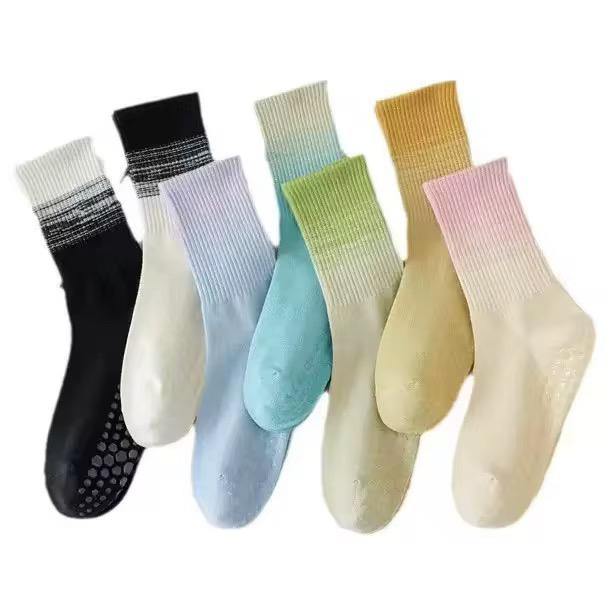 Yoga socks ombre'