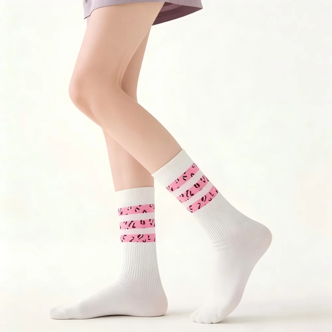 Pilates yoga Leopard socks  S0038