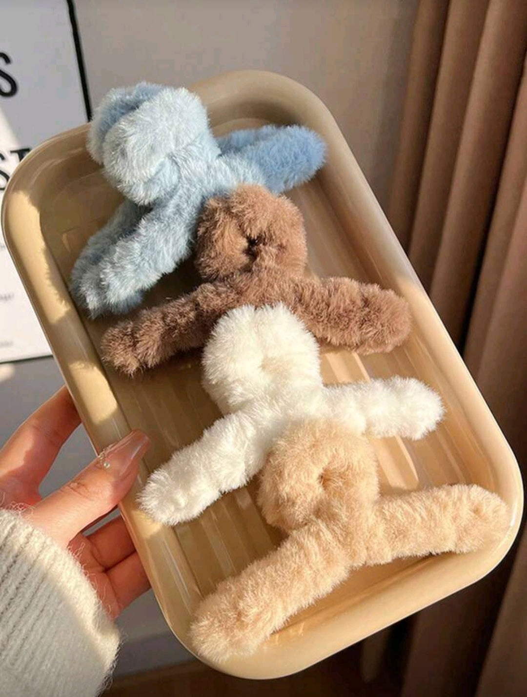 Plush hair clip clip001