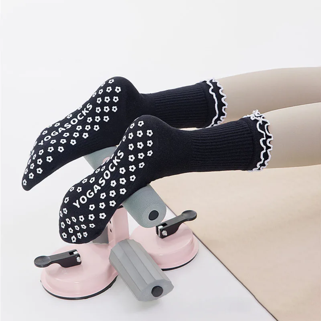 Pilates yoga flowers socks S0037