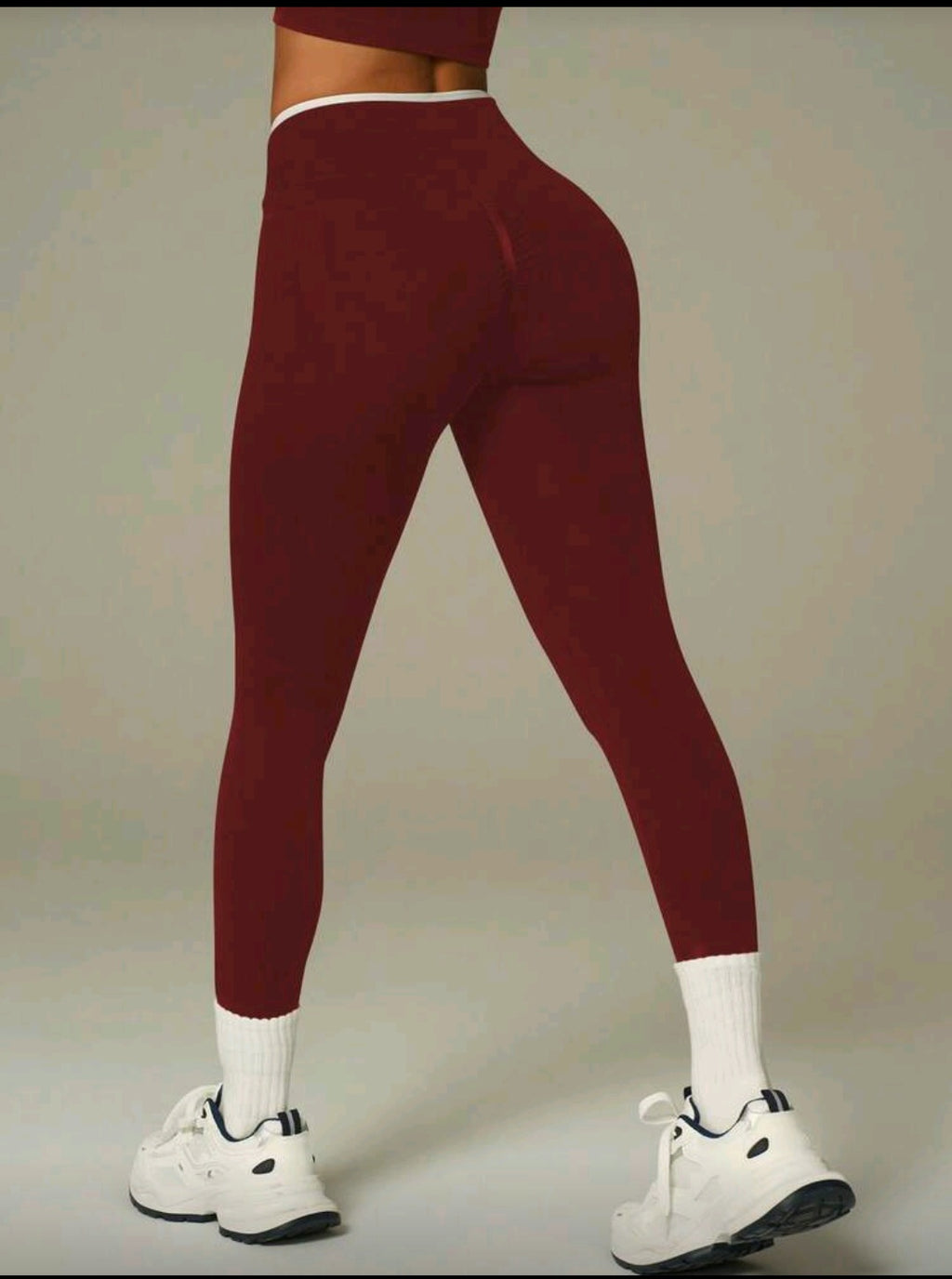 Seamless sports wear                 set _ burgundy set003